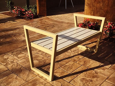 Custom Bench Seat by K Riley Designs